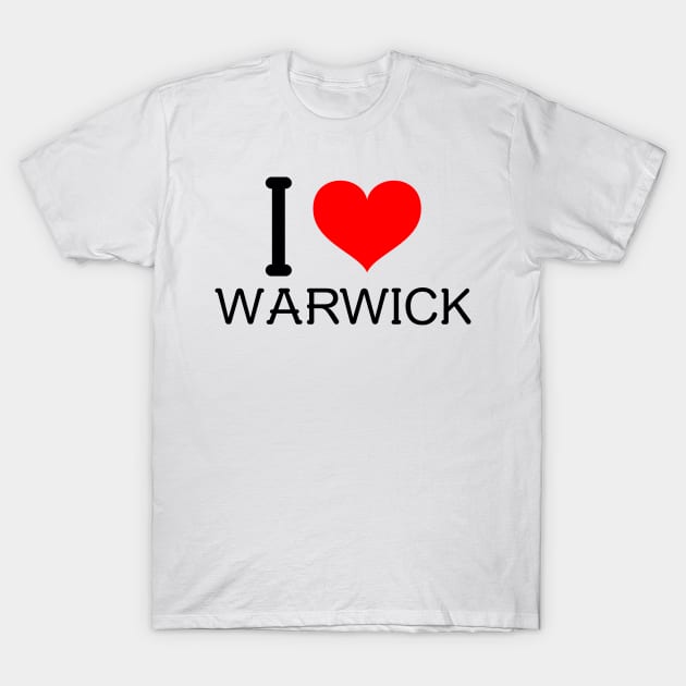 I love Warwick T-Shirt by YungBick